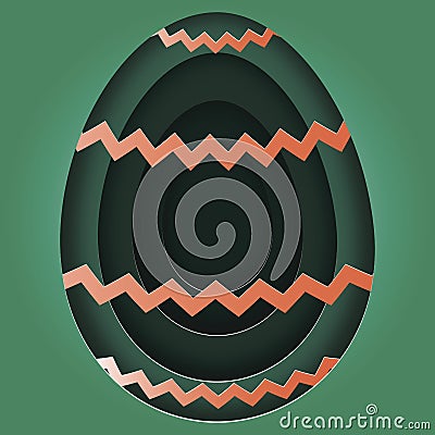 Easter eggs icons. Vector illustration. Easter eggs for Easter holidays design on white background. Cartoon Illustration
