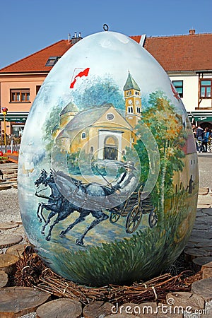 Easter eggs, Koprivnica Editorial Stock Photo
