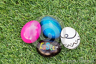 Easter Eggs Stock Photo