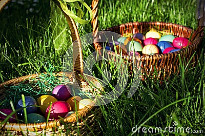 Easter eggs Stock Photo