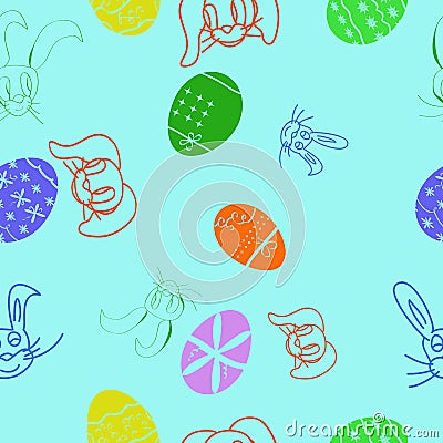 Easter eggs Vector Illustration