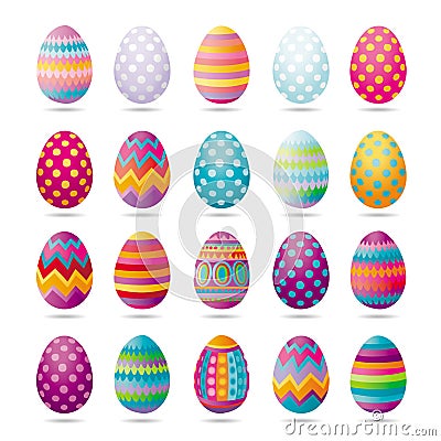 Easter eggs Vector Illustration