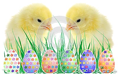 Easter eggs Stock Photo