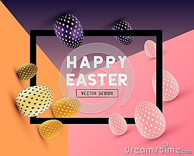 Easter Event Design Vector Illustration