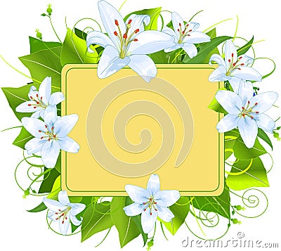 Easter frame Vector Illustration