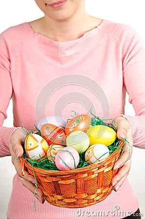 Easter Girl Stock Photo