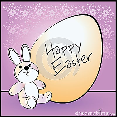 Easter greeting card Vector Illustration