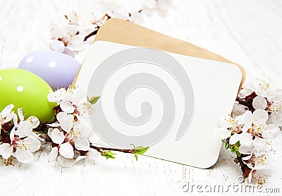 Easter greeting card Stock Photo