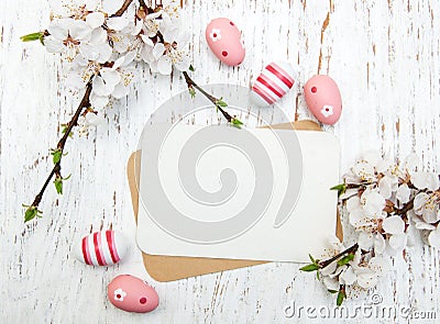 Easter greeting card Stock Photo