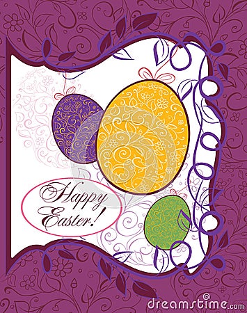 Easter background Vector Illustration