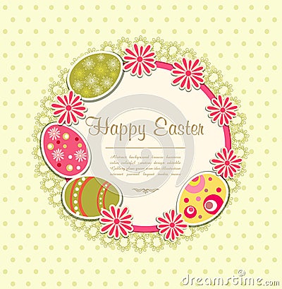 Easter holiday background Vector Illustration