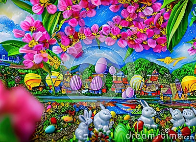 Easter Holiday Scene in Bac Lieu,B?c Liêu,Vietnam. Stock Photo