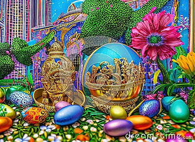 Easter Holiday Scene in Petaling Jaya,Selangor,Malaysia. Stock Photo