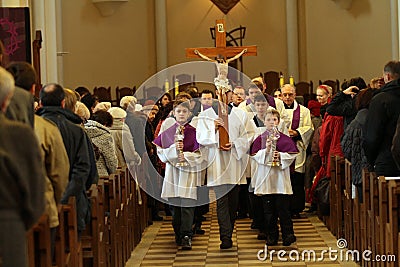 Easter Holy Week Editorial Stock Photo