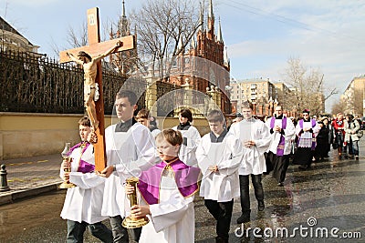 Easter Holy Week Editorial Stock Photo