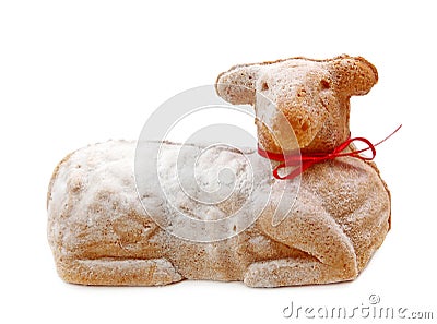 Easter lamb cake Stock Photo