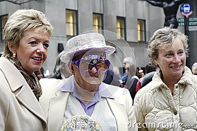 The Easter Parade on 5th avenue in New York City Editorial Stock Photo