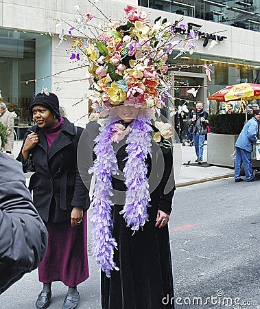 The Easter Parade on 5th avenue in New York City Editorial Stock Photo