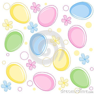 Easter pattern / seamless background Vector Illustration