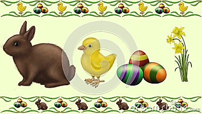 Easter pets Stock Photo