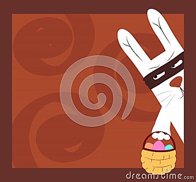 An easter postcard Vector Illustration