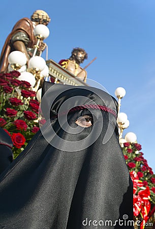 Easter procession in Elche, Alicante, Valencia. Spain Editorial Stock Photo