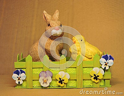 Easter scene Stock Photo