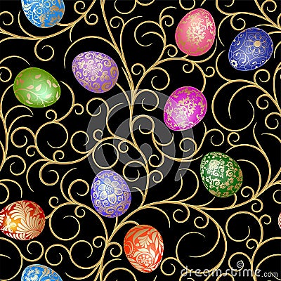 Easter seamless Vector Illustration