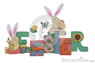 Easter Sign Stock Photo