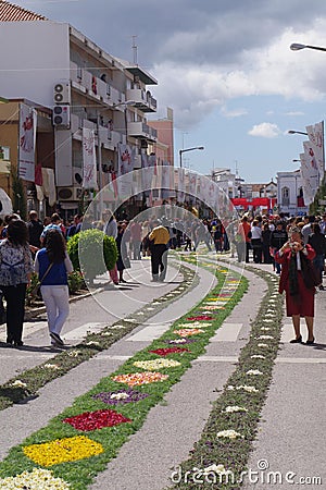 Easter Sunday procession Editorial Stock Photo