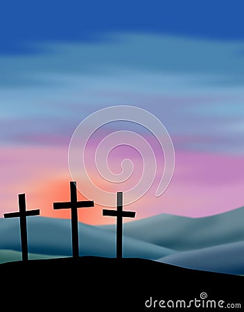 Easter Sunrise Stock Photo