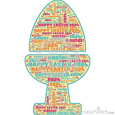Easter Text Card. Thanks Giving Jesus Stock Photo