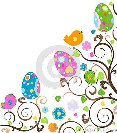 Easter tree Stock Photo