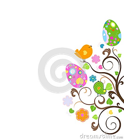 Easter tree Stock Photo