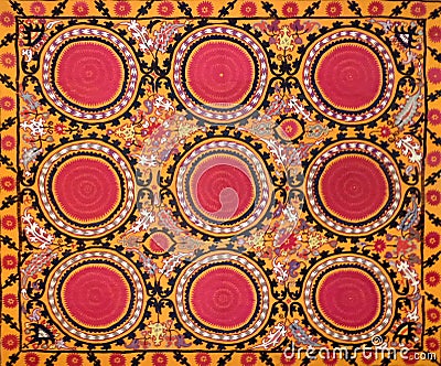 Eastern arabic decorative embroidery pattern Stock Photo