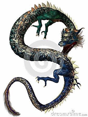 Eastern Dragon Stock Photo