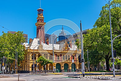 Eastern Hill fire station in Melbourne, Australia Stock Photo