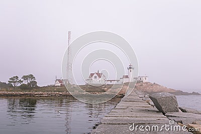 Eastern Point Lighthouse Stock Photo