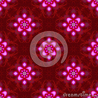 Eastern romance red wallpaper Stock Photo