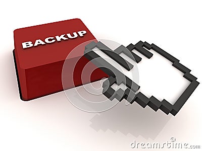 Easy backup Stock Photo