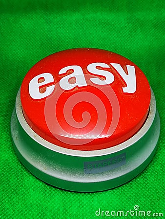 Easy button by staples Editorial Stock Photo