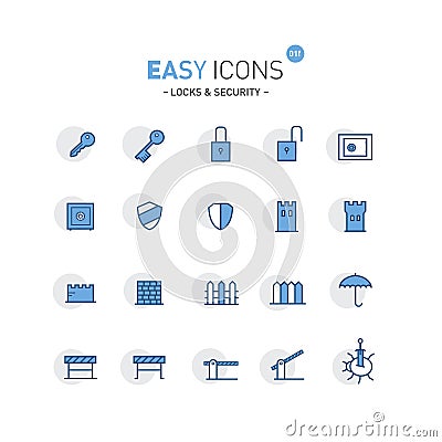 Easy Icons 01f Security Vector Illustration