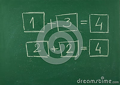 Easy math, Stock Photo