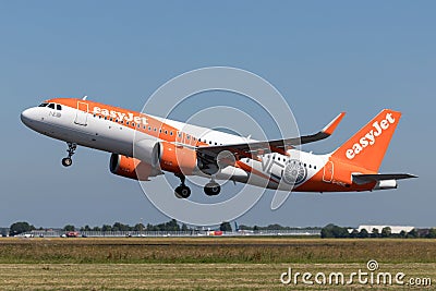 EasyJet Airbus A320neo Editorial Stock Photo