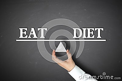 Eat Diet Balance Stock Photo