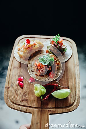 food in Casco Viejo, Panama Stock Photo