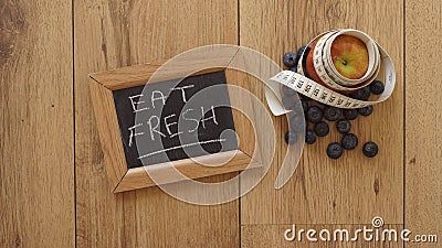 Eat fresh Stock Photo