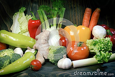 Eating healthy food, healthy eating for your healthy lifestyle Stock Photo