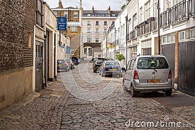 Eaton Mews West in London Editorial Stock Photo