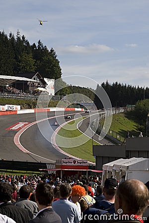 Eau Rouge Editorial Stock Photo